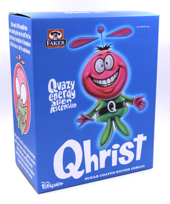 Qhrist Pink Edition Vinyl Art Toy Ron English