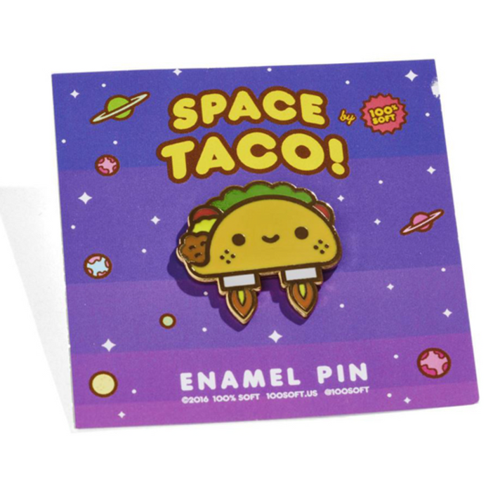 Space Taco Pin