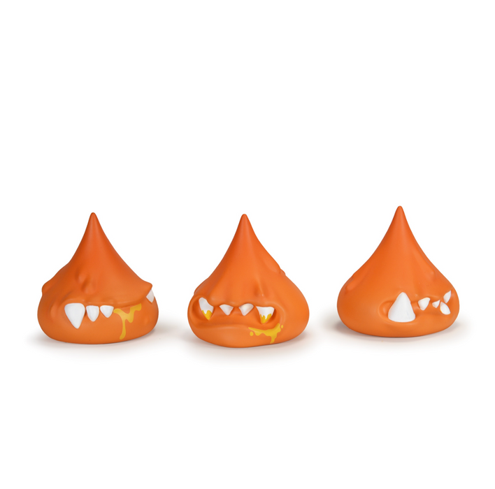 Kisses of Death 3 Pack Poison Pumpkin Spice edition Vinyl Art Toy Andrew Bell