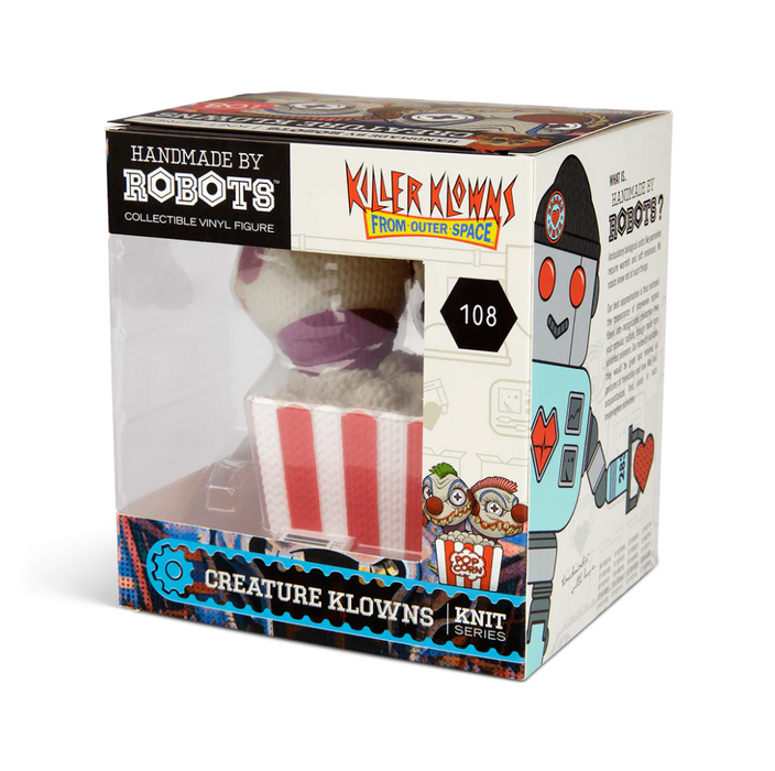 Killer Klowns from Outer Space Creature Klowns Figure Vinyl Art Toy Handmade by Robots