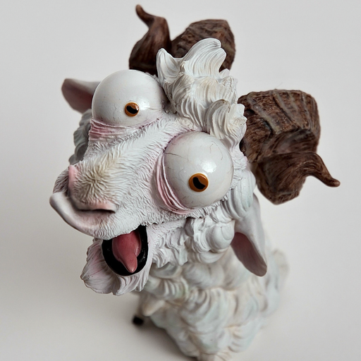 Double Two Chinese Zodiac Year of Goat by WEARTDOING Resin Sank Toys