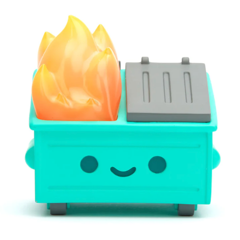 Lil Dumpster Fire Aqua Edition Figure Vinyl Art Toy 100soft