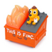 Lil Dumpster Fire This is Fine Edition Vinyl Figure by 100% Soft Vinyl Art Toy 100soft