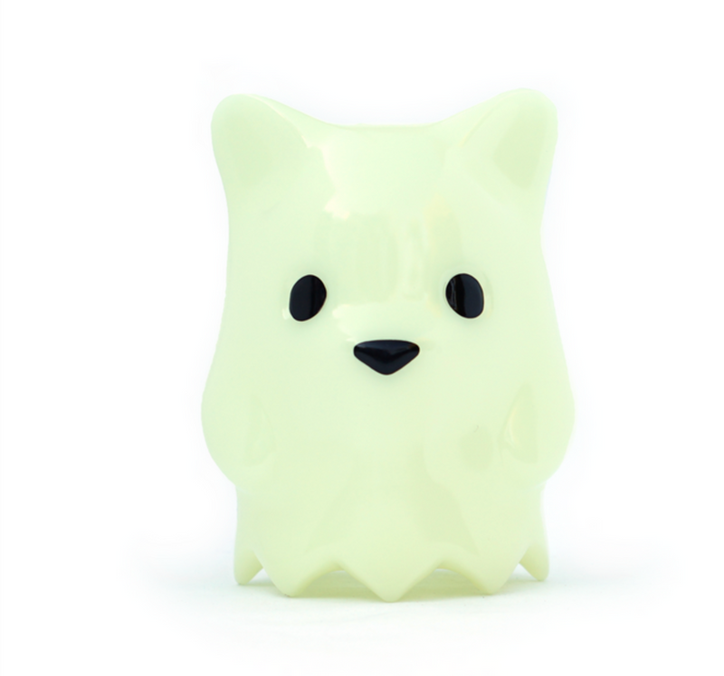XL GHOST BEAR Glow in the Dark Vinyl Art Toy Munky King