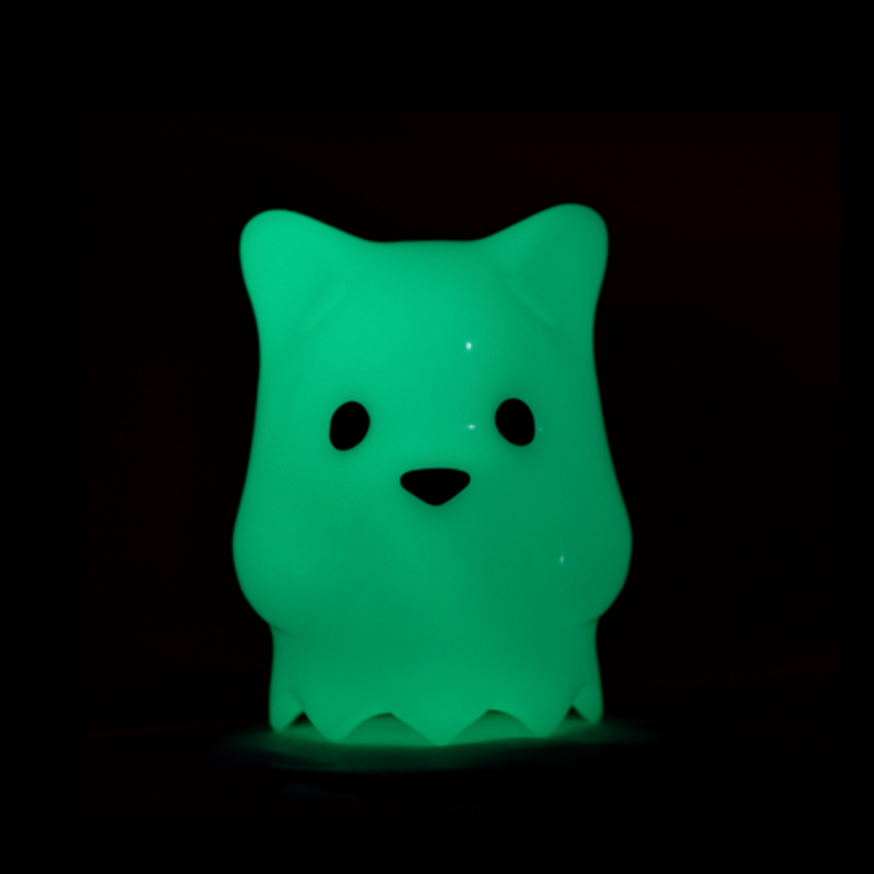 XL GHOST BEAR Glow in the Dark Vinyl Art Toy Munky King