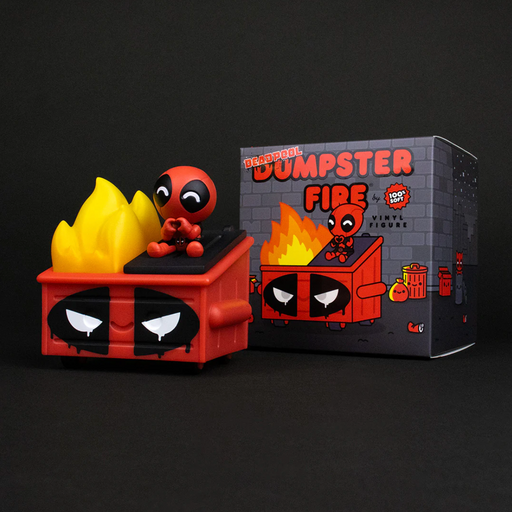 Deadpool Dumpster Fire Vinyl Figure PREORDER SHIPS NOV Vinyl Art Toy 100soft