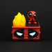 Deadpool Dumpster Fire Vinyl Figure Vinyl Art Toy 100soft