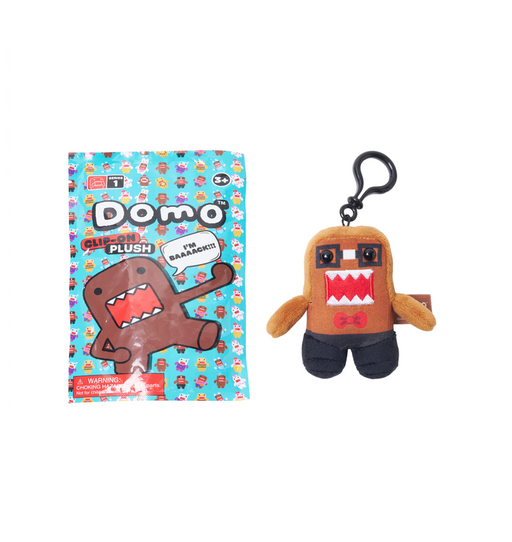 Domo 4 Inch Plush Collectible Clip Blind Bag Blind Box License 2 Play