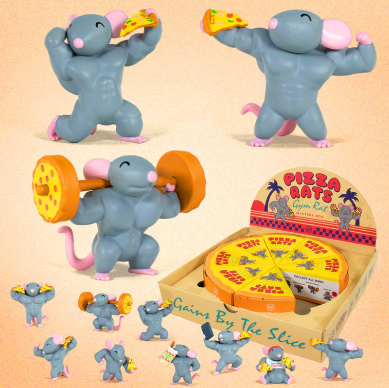 Pizza Rats Gym Rat Mystery Box - Case of 8 PREORDER SHIPS AUGUST