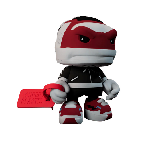 SHUDOG OFF RED BY SUPERPLASTIC Vinyl Art Toy Superplastic