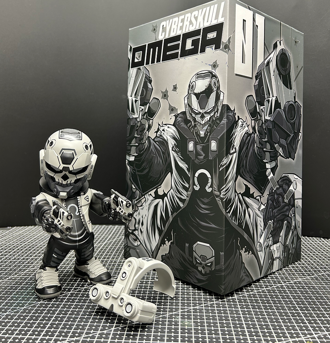 RLUX Cyberskull Gunslinger Omega Resin RLUX