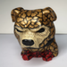 Custom Floral Danger Dog Gold by David Stevenson Custom Tenacious Toys