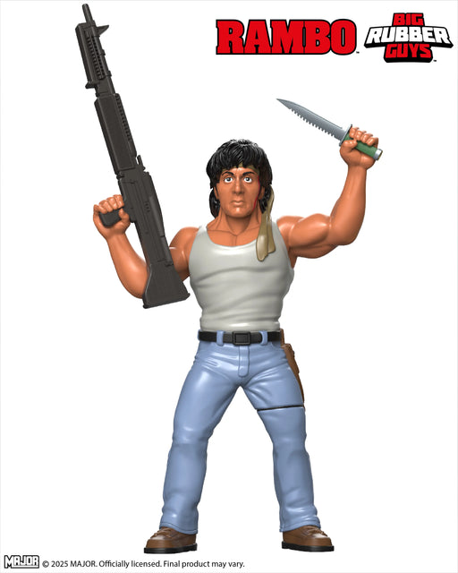 Rambo Big Rubber Guys Action Figure Major