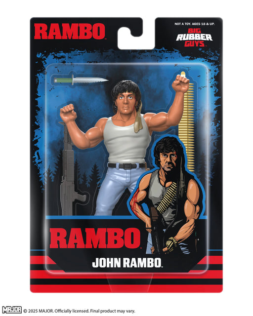 Rambo Big Rubber Guys Action Figure Major