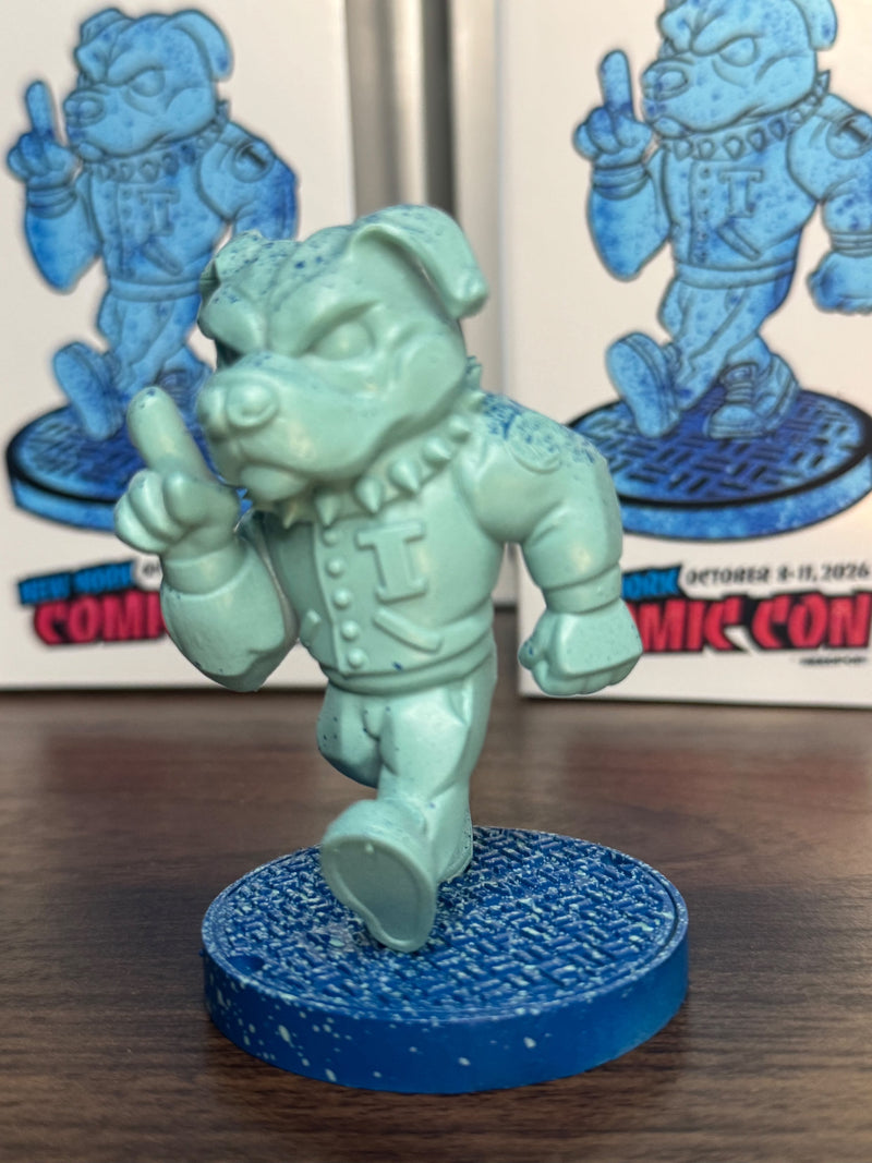 Letter Jacket Danger Dog figure by Sketch NYCC Exclusive