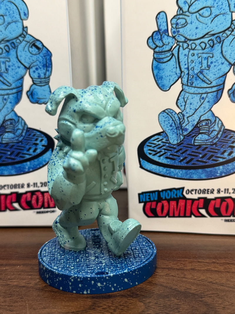 Letter Jacket Danger Dog figure by Sketch NYCC Exclusive