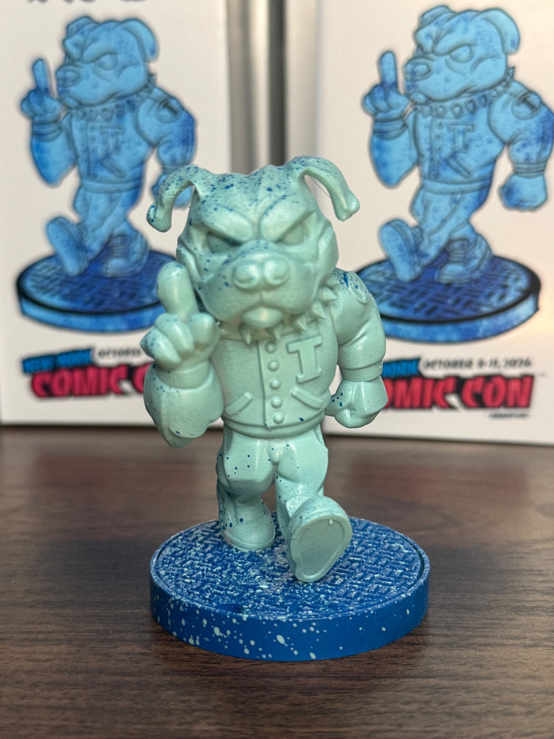 Letter Jacket Danger Dog figure by Sketch NYCC Exclusive