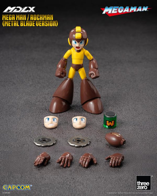 Mega Man MDLX Action Figure Series Rock Man Metal Blade Version Action Figure ThreeZero