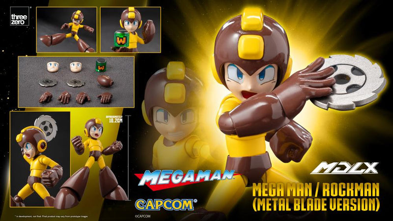 Mega Man MDLX Action Figure Series Rock Man Metal Blade Version Action Figure ThreeZero