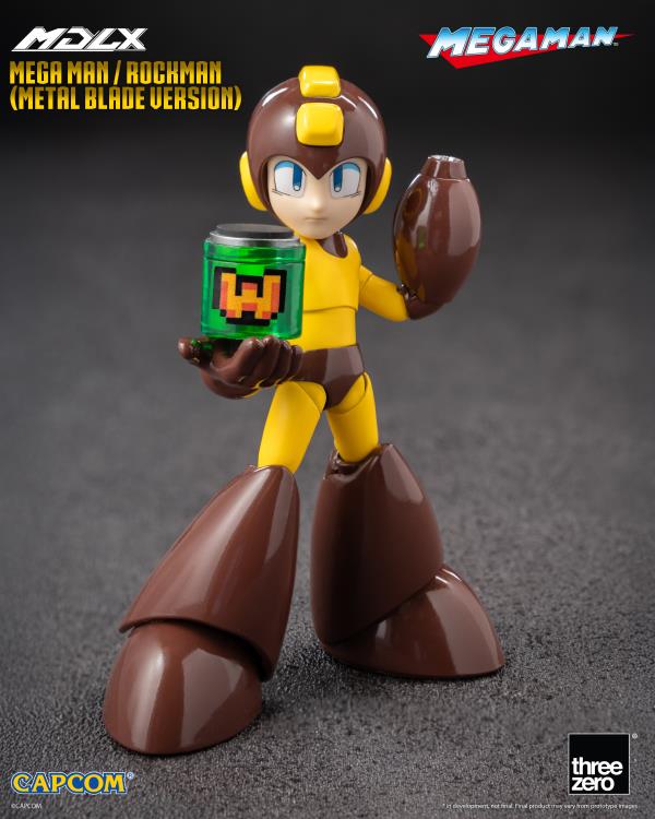 Mega Man MDLX Action Figure Series Rock Man Metal Blade Version Action Figure ThreeZero