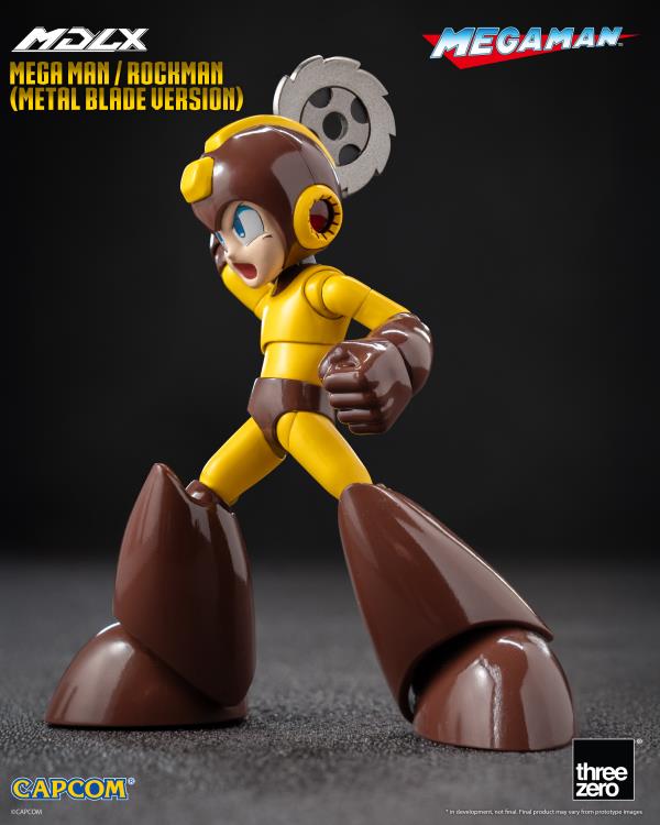Mega Man MDLX Action Figure Series Rock Man Metal Blade Version Action Figure ThreeZero