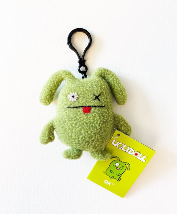 Uglydoll OX mini plush backpack clip Plush Uglydoll