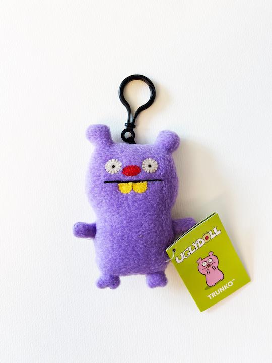 Uglydoll Trunko mini plush backpack clip Plush Uglydoll