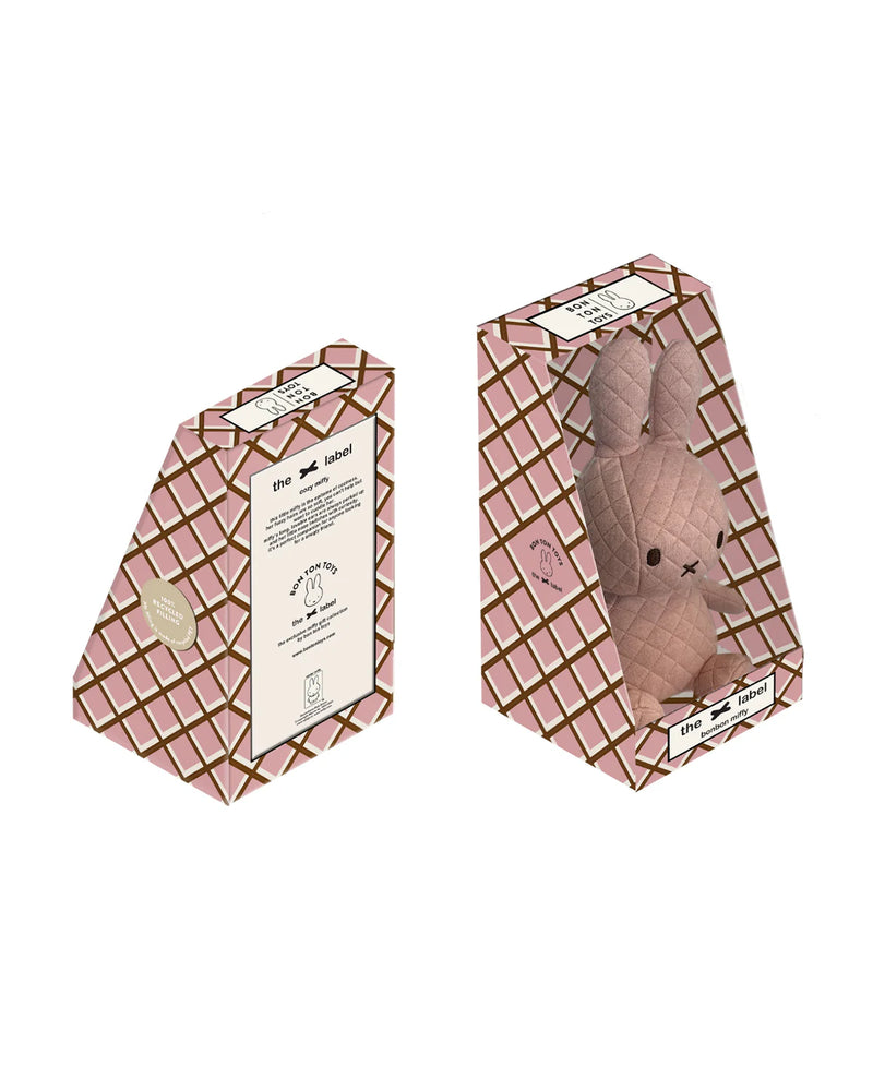 Plush MIFFY Bonbon Pink Sitting in Gift box Plush Bon Ton