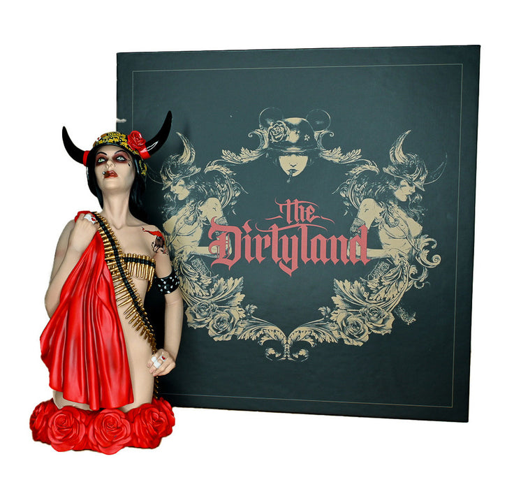 Bullheaded Dirtyland Girls Vinyl Bust by Brian Viveros Vinyl Art Toy 3DRetro