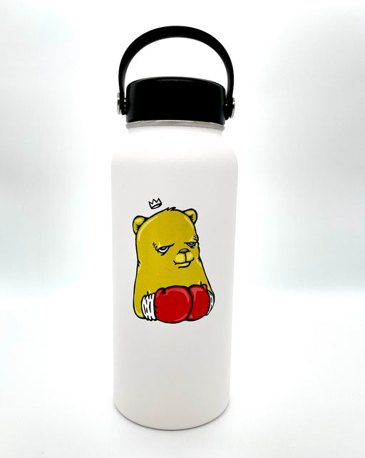 The Bear Champ Stainless Steel Water Bottle by JC Rivera Accessory UVDToys