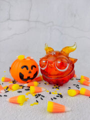 Bobbi The Baphomet - Candy Corn by Zintears Designer Toys Strangecat Toys