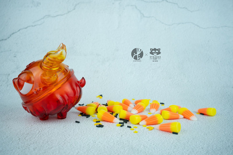 Bobbi The Baphomet - Candy Corn by Zintears Designer Toys Strangecat Toys