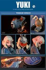 Gaki Race Yuki Premium 1/6 scale action figure set with vehicle PREORDER Action Figure JT Studio