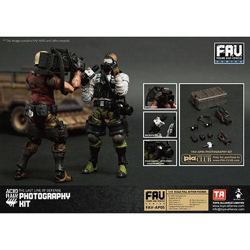 Acid Rain FAV-AP05 Photography Kit 1/18 Scale Action Figure Accessory Action & Toy Figures ToyShnip