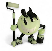 Atomik Orange "OG Roller" GID edition by Atomik Vinyl Toys UVDToys