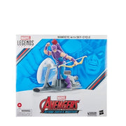 Avengers 60th Anniversary Marvel Legends Hawkeye with Sky-Cycle 6 Inch Action Figure Action & Toy Figures ToyShnip