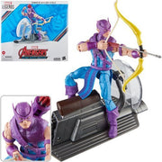 Avengers 60th Anniversary Marvel Legends Hawkeye with Sky-Cycle 6 Inch Action Figure Action & Toy Figures ToyShnip