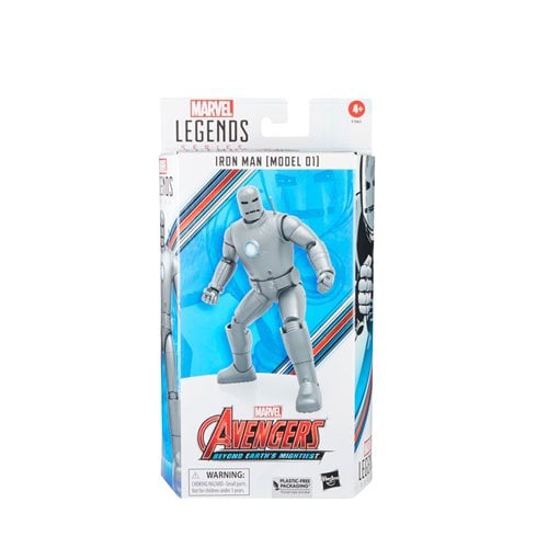 Avengers 60th Anniversary Marvel Legends Series Iron Man (Model 01) 6-Inch Action Figure Action & Toy Figures ToyShnip