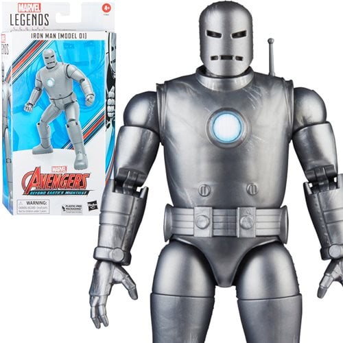 Avengers 60th Anniversary Marvel Legends Series Iron Man (Model 01) 6-Inch Action Figure Action & Toy Figures ToyShnip