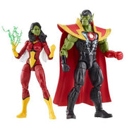 Avengers 60th Anniversary Marvel Legends Skrull Queen and Super-Skrull 6-Inch Action Figures Action & Toy Figures ToyShnip