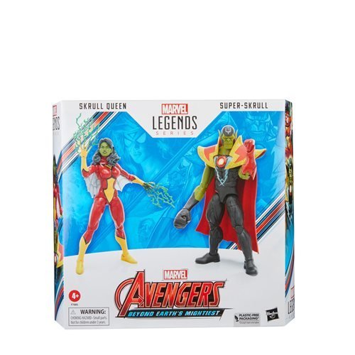 Avengers 60th Anniversary Marvel Legends Skrull Queen and Super-Skrull 6-Inch Action Figures Action & Toy Figures ToyShnip