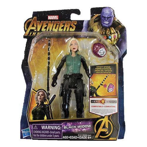 Avengers: Infinity War Black Widow with Infinity Stone 6-Inch Action Figure Toys & Games ToyShnip
