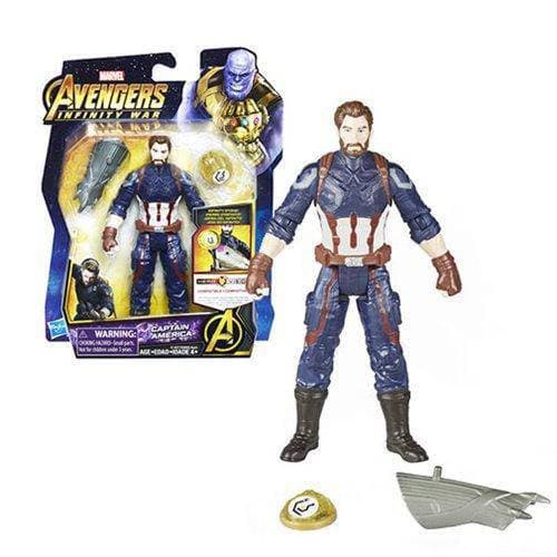 Avengers: Infinity War Captain America with Infinity Stone 6-Inch Action Figure Toys & Games ToyShnip