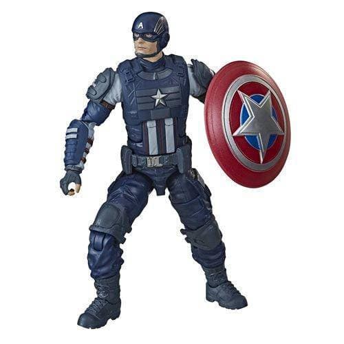 Avengers Video Game Marvel Legends 6-Inch Captain America Action Figure Toys & Games ToyShnip