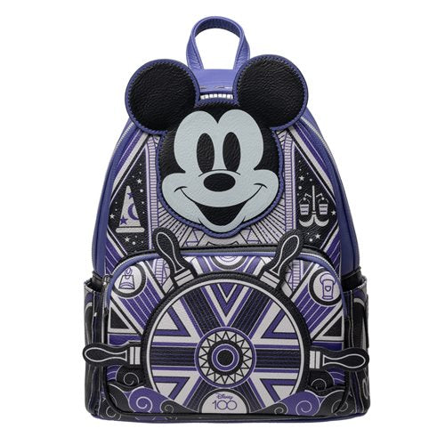 Disney 100 Art Deco Mickey Mouse Mini-Backpack - Entertainment Earth Exclusive Backpacks ToyShnip