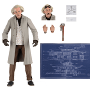 Back to the Future - Ultimate Doc Brown - 7" Action Figure Action Figure Bobbletopia