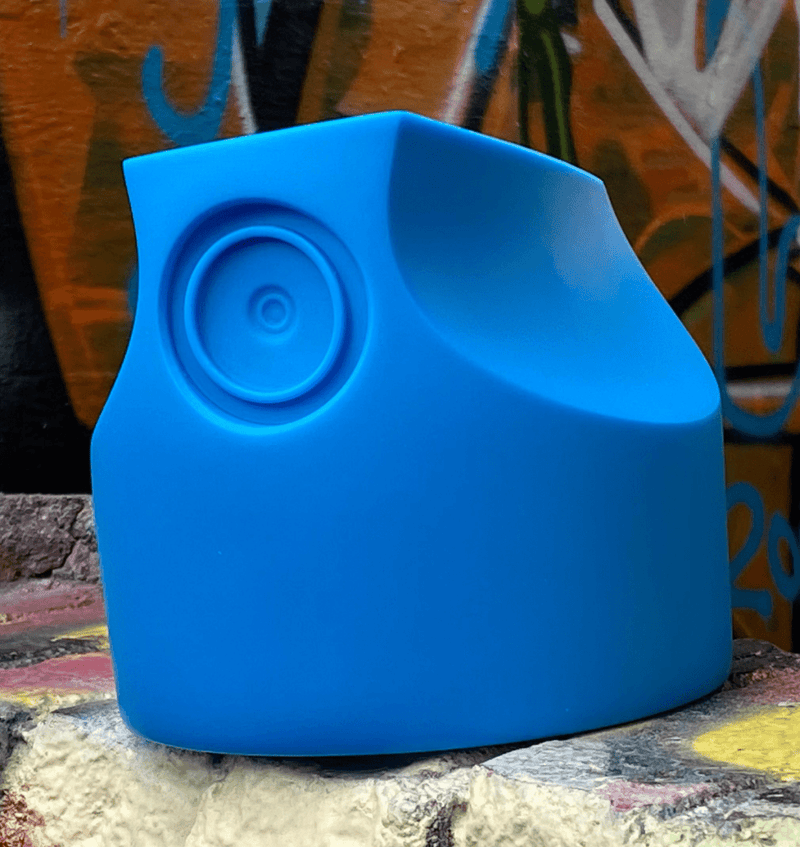 Banana Skinny Cap Blue Vinyl Art Toy Tenacious Toys