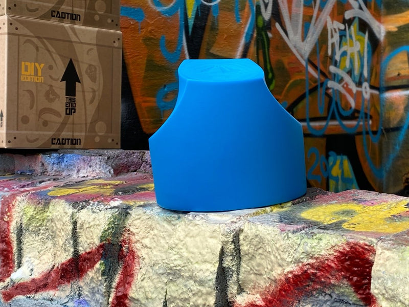 Banana Skinny Cap Blue Vinyl Art Toy Tenacious Toys