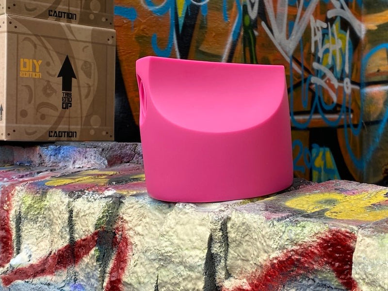 Banana Skinny Cap Pink Vinyl Art Toy Tenacious Toys