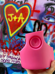 Banana Skinny Cap Pink Vinyl Art Toy Tenacious Toys